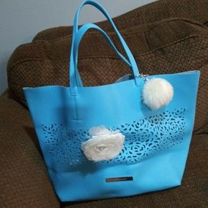 Vince Camuto Blue Tote Large